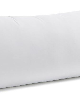 MIULEE 14x36 Throw Pillow Insert, Virgin Microfiber Pillow for Couch Bed | Soft and Support, Durable Brushed Fabric, Decorative Rectangle Pillow for Sofa Bed Couch